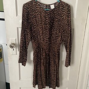 Leopard mini dress